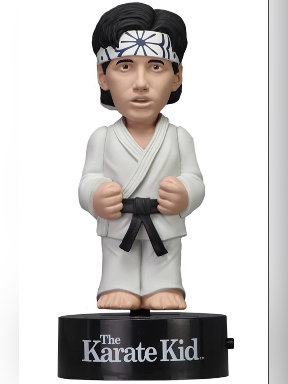Neca Body Knockers The Karate Kid Daniel Bobblehead Solar Powered Toy 2019